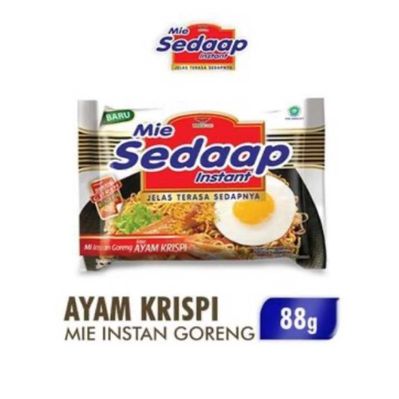 

Sedaap Mie Instant Goreng Ayam Krispi 88G