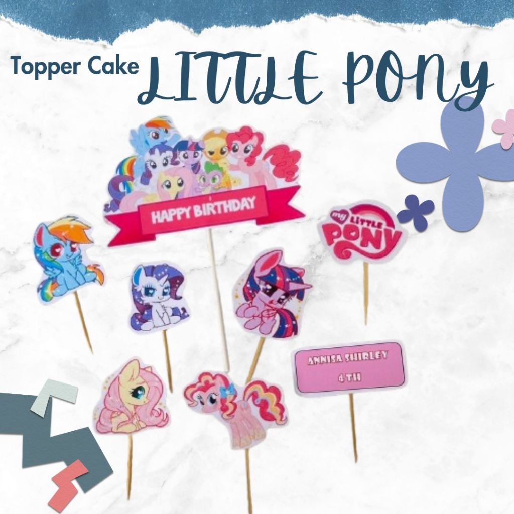 Topper Little Pony / Topper Cake Little Pony