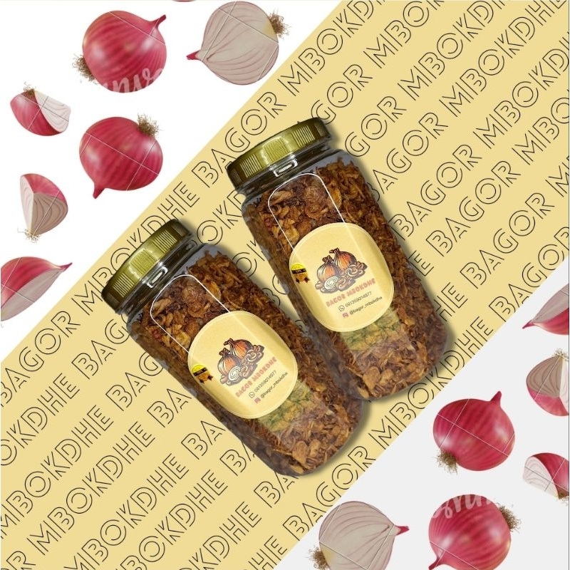 

paket hemat bawang goreng murni 2 toples