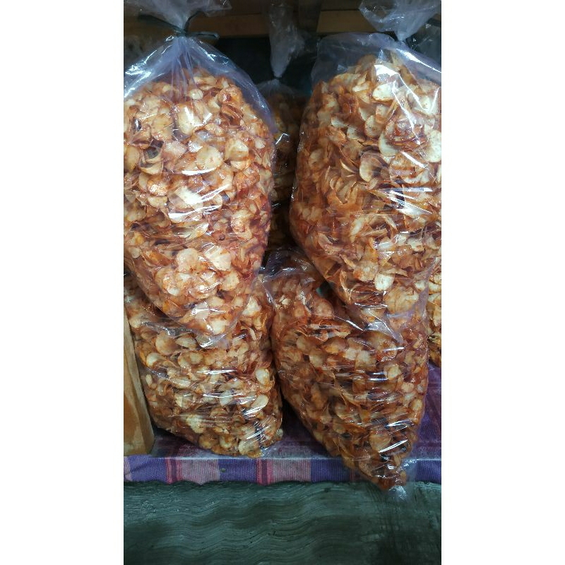 

Promo Keripik Singkong Gurih Asin|Pedas Mix 5Kg