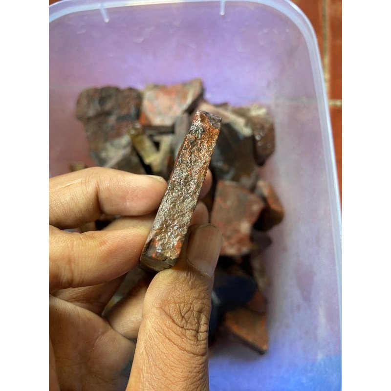 batu akik badar besi merah kebumen