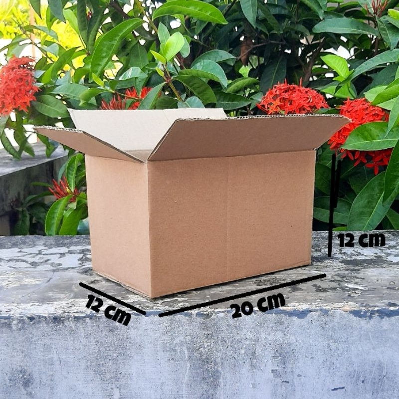

Kardus 20x12x12 cm Polos | Box Packing Tebal dan Kokoh