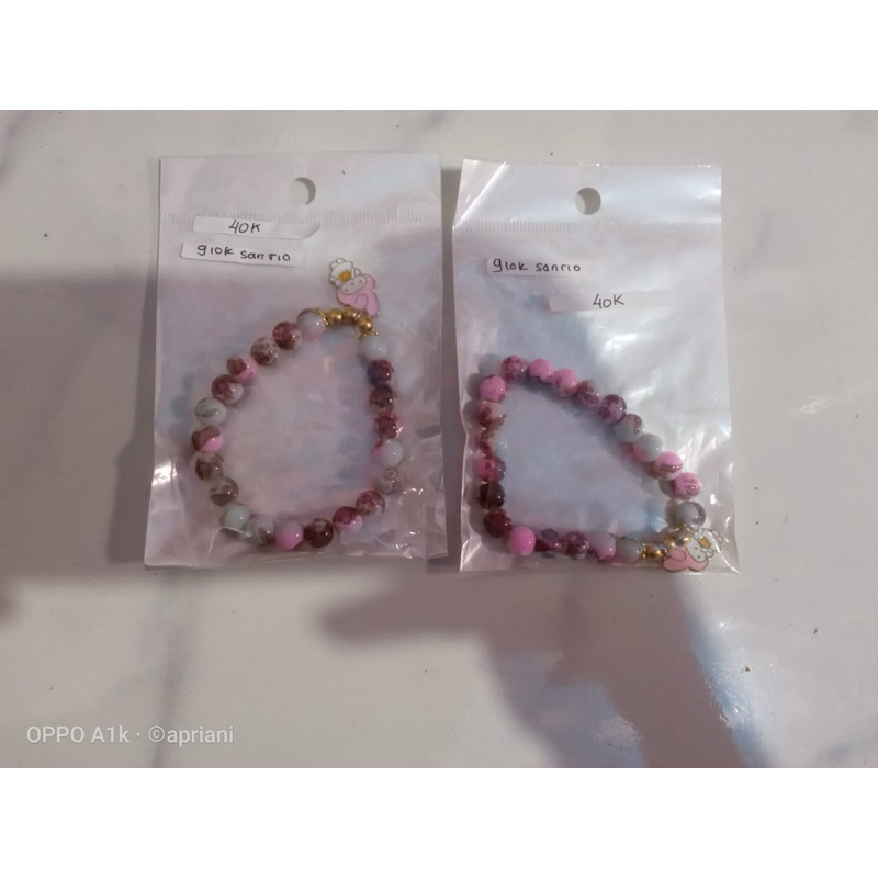 #Gelang GIok pink import bangkok