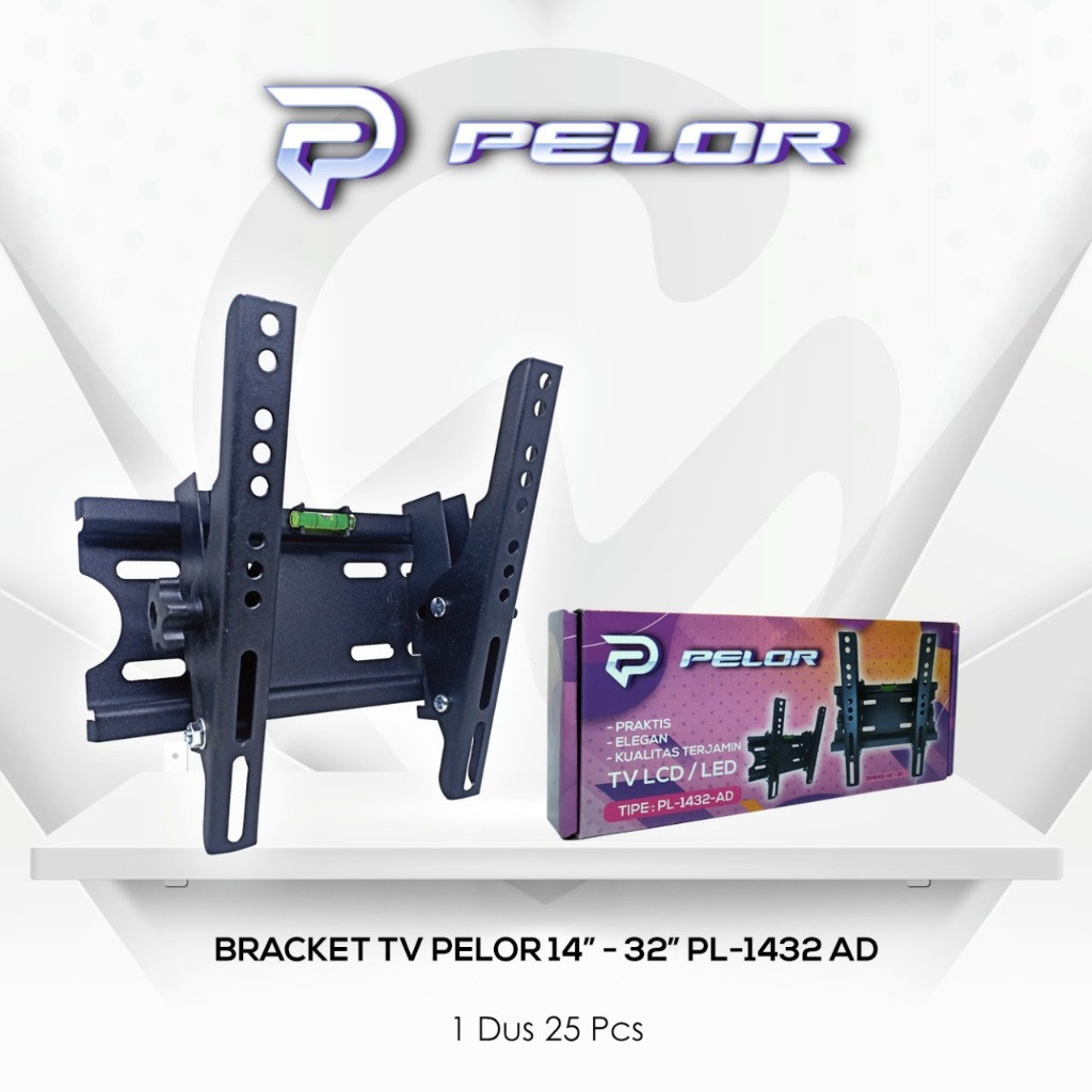 Bracket Penopang TV LED LCD 14-32 inch Breket TV LED 14 - 32 inch Breket TV Gerak Atas Bawah 14 - 32