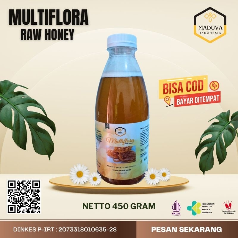 

Madu Mentah Multiflora Asli Lereng Hutan Gunung Muria Dan Berlegalitas Lengkap Netto 450 Gram