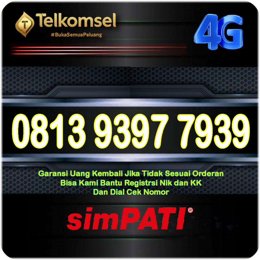 nomor nomer kartu perdana cantik simpati telkomsel serian cermin 4g lte SIM112