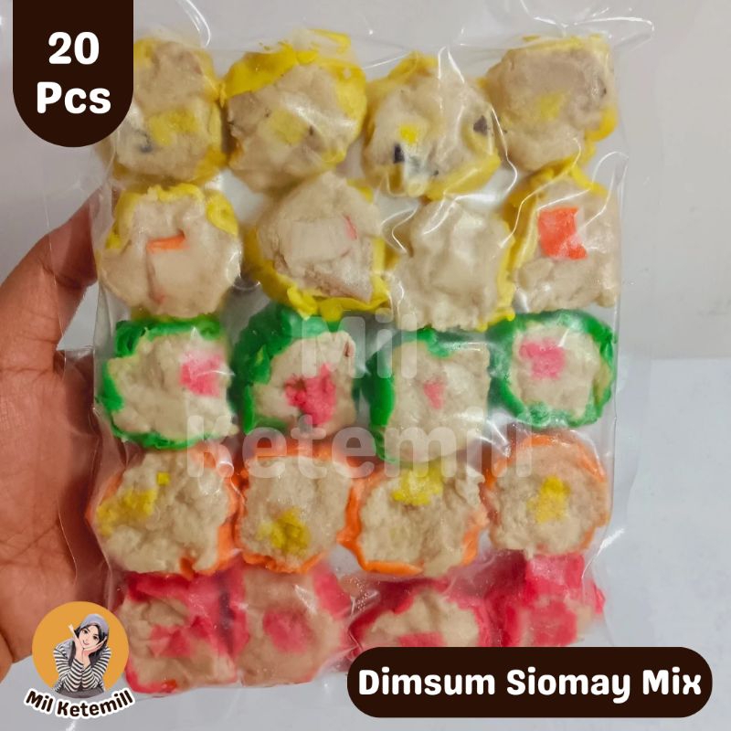 

Dimsum Frozen Dimsum Siomay Mix (20pcs) Frozen Mil Ketemill