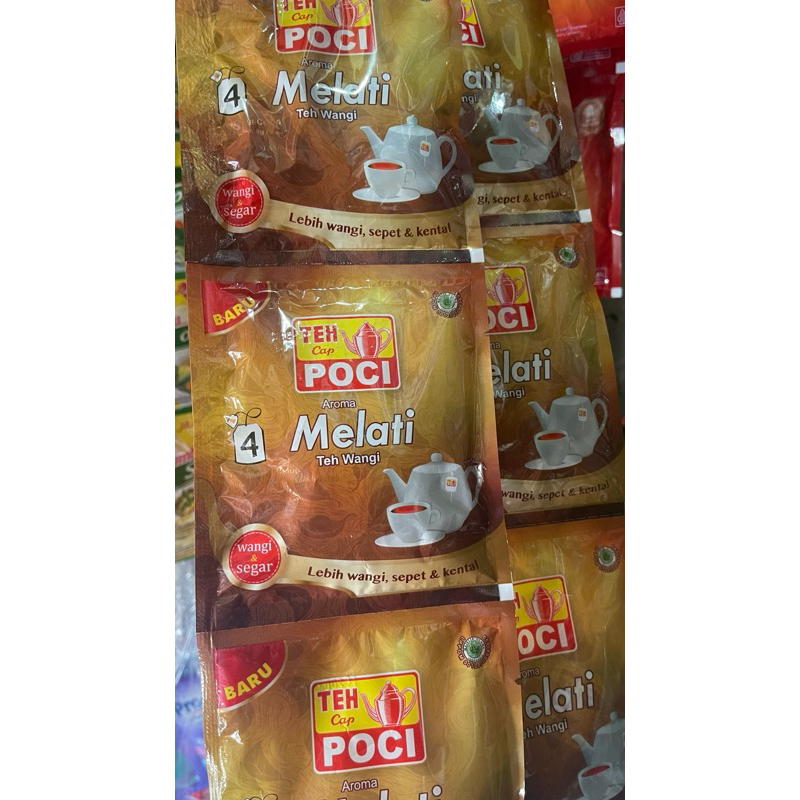 

Teh poci melati renceng 10 bungkus / Teh poci melati sachet isi 4 kantong