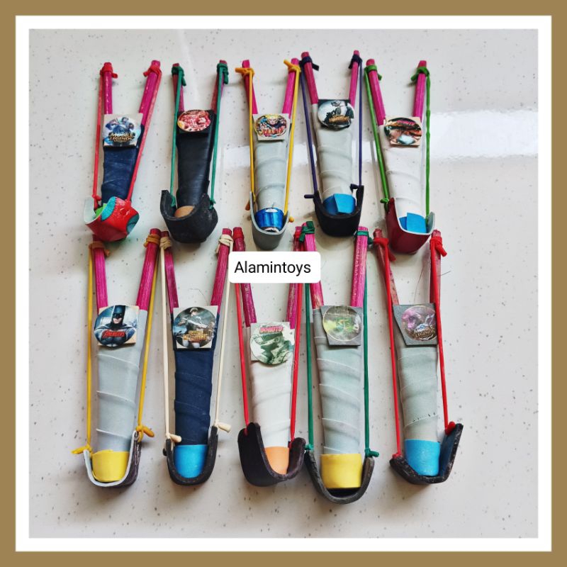 Mainan tradisional ketapel kayu