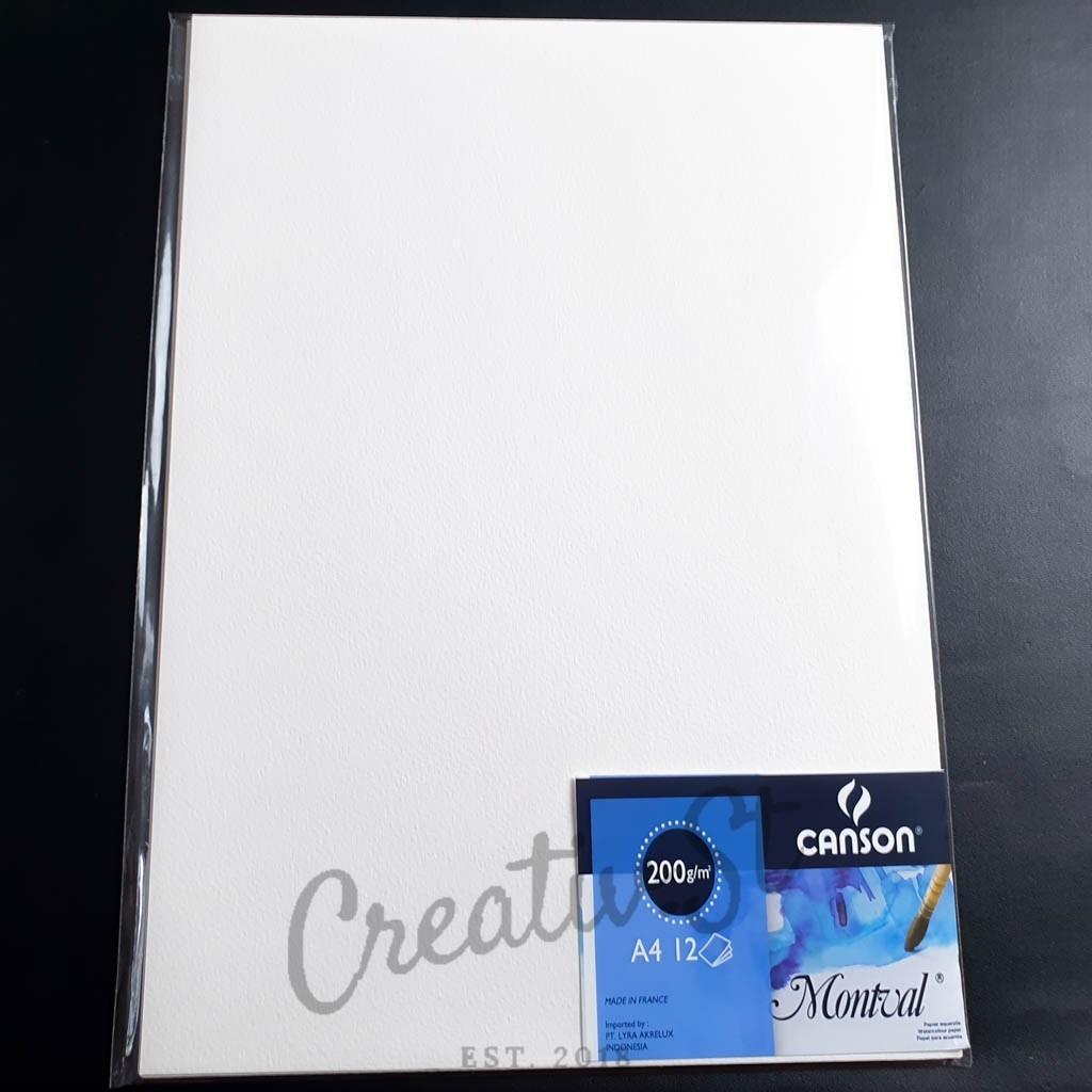 

CANSON MONTVAL 200 GSM / WATERCOLOUR PAPER