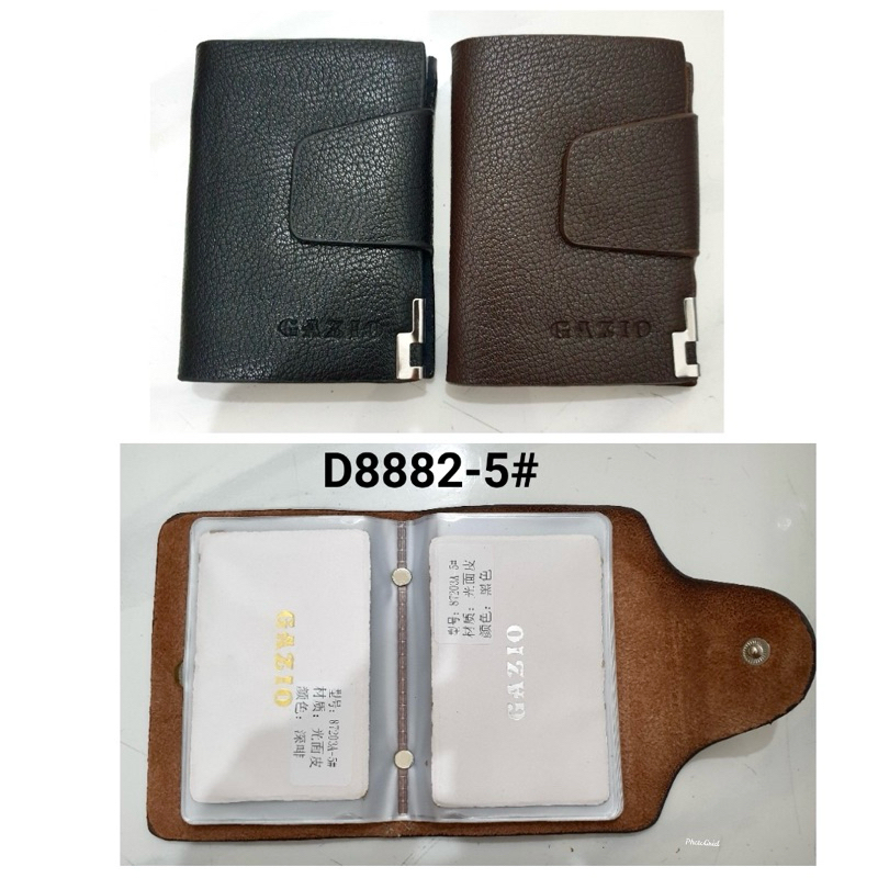 DOMPET KARTU KANCING / DOMPET MINI TRANSPARAN / DOMPET ALBUM LOGAM DAN KARTU