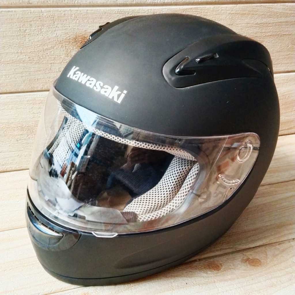 HELM FULL FACE KAWASAKI NINJA SIZE L ASLI ORIGINAL 100% NEW OLD STOCK