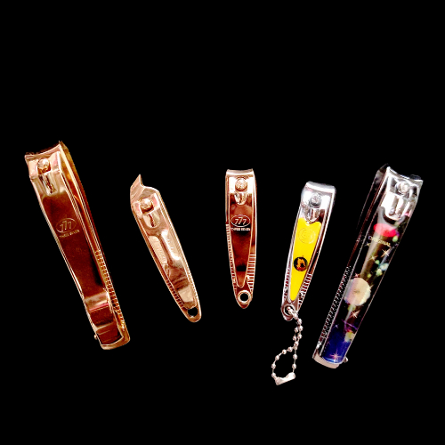 Gunting Kuku Merek 777 dan No Merek Besar Kecil Sudut Jempol (Trimmer / Miring) Emas Gold Silver