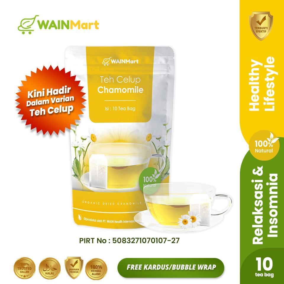 

Teh Bunga Chamomile Herbal Relaksasi Anti Insomnia, Gangguan Pencernaan dan kaya Antioksidan