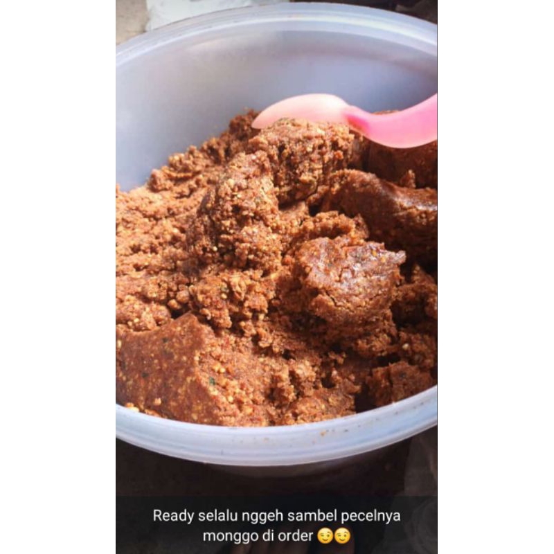

sambel pecel sangrai