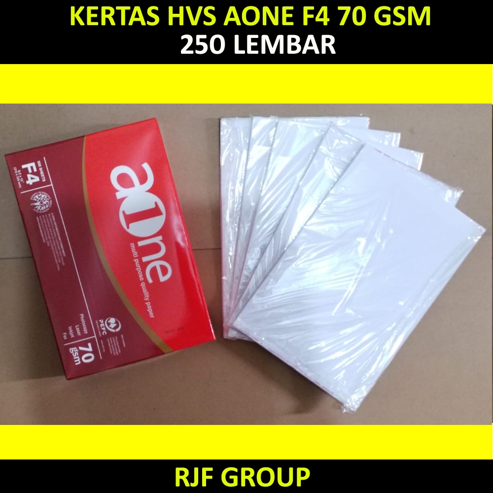 

KERTAS HVS AONE FC 70 F4 250 LEMBAR