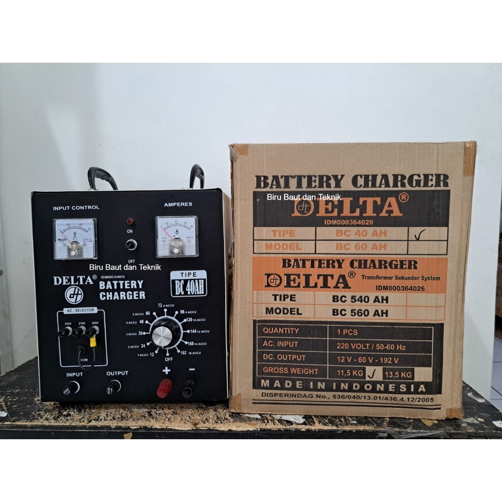 BATTERY CHARGER CAS AKI DELTA DT440C, 40 AH BC40AH