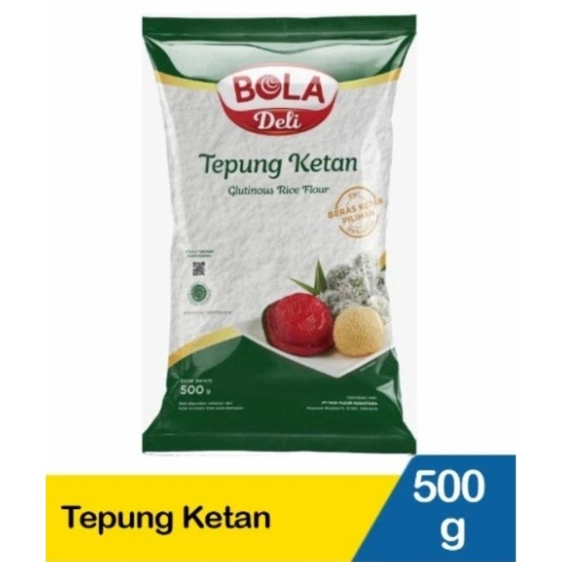 

Tepung ketan bola deli ukrn 500gr, hrg 1 dus isi 20 pcs