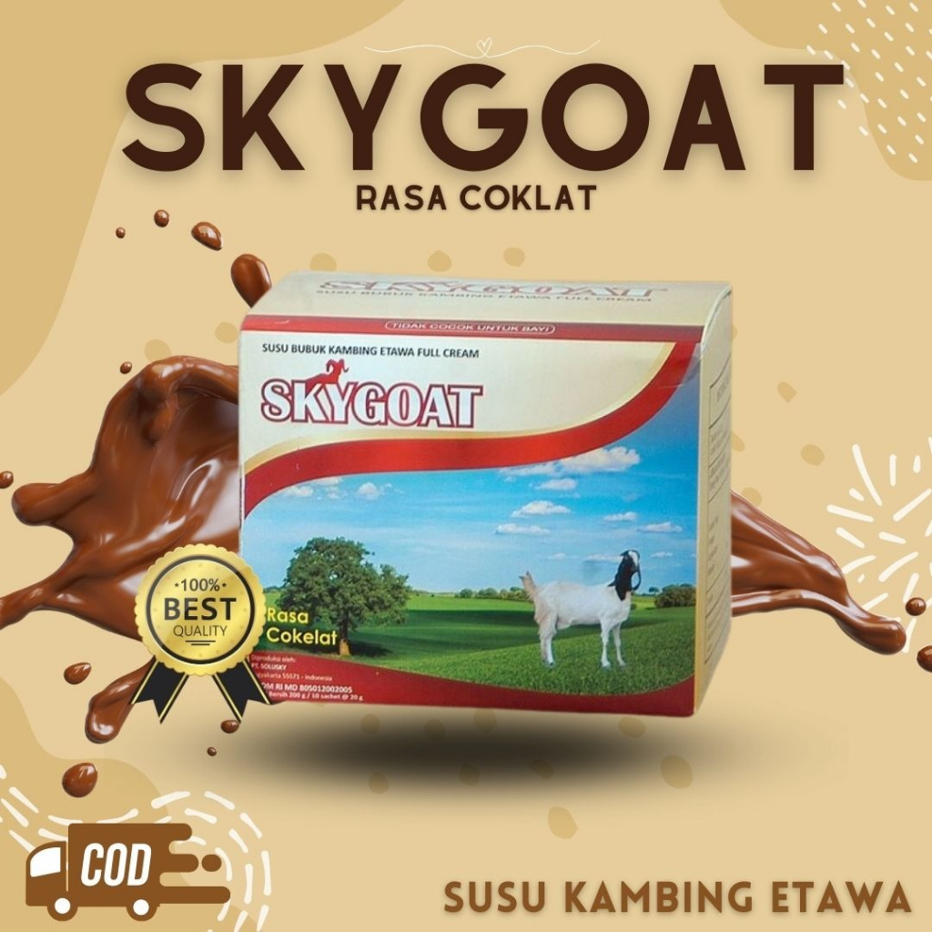 

SKYGOAT / SKY GOAT SUSU KAMBING ETAWA BUBUK FULL CREAM 100% ORIGINAL