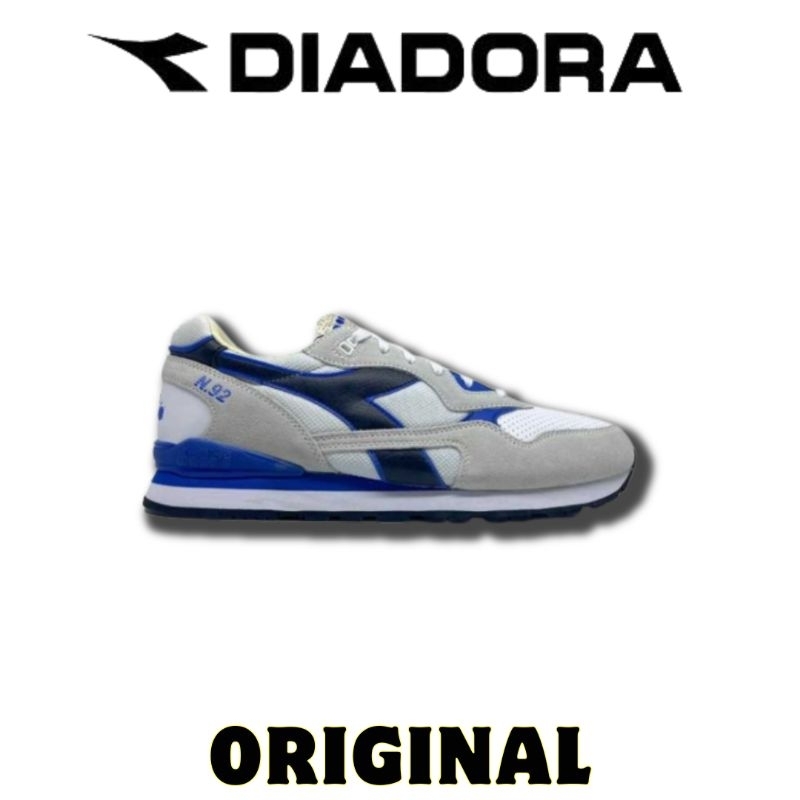 Sepatu Diadora N92 Advance White Blue Men's Original