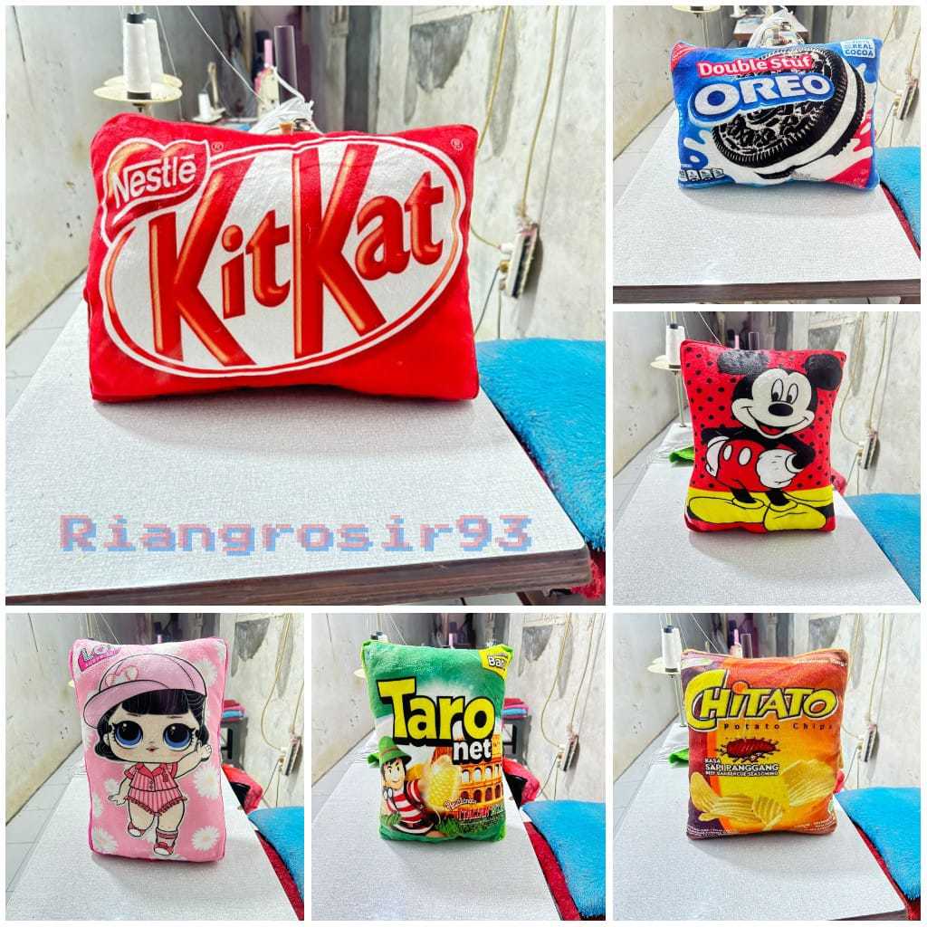 Bantal Snack Dan Bantal Karakter Cod Murah - Rain Grosir