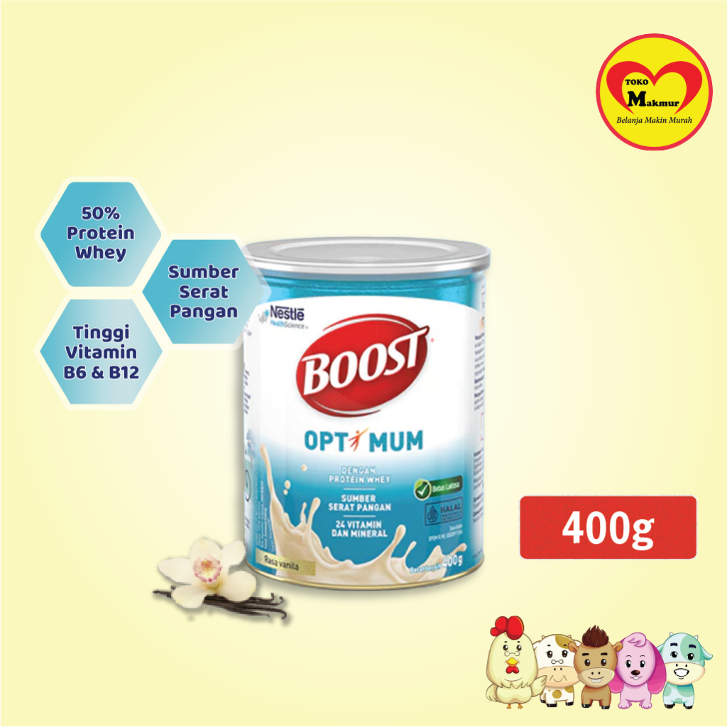 

Nestle Boost Optimum Vanila 400gr / Toko Makmur Baby Shop