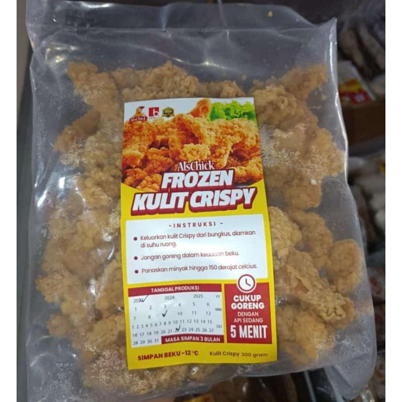 

Al'sChick Frozen Kulit Crispy 300gr