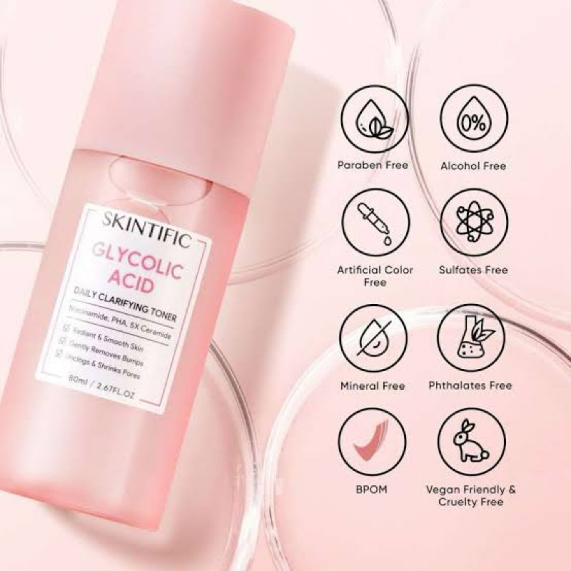 SKINTIFIC GLYCOLIC ACID TONER