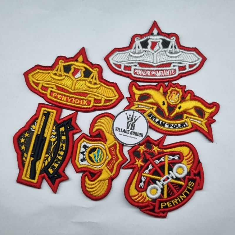 LOGO BREVET POLRI BORDIR TUMBUL