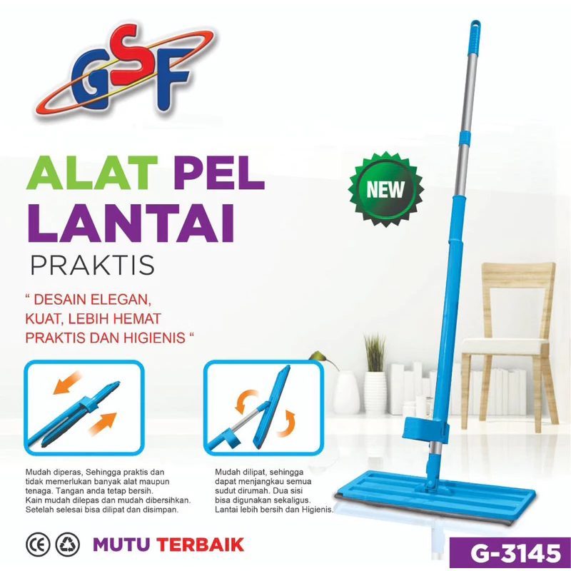 ALAT PEL LANTAI MIKROFIBER//FLAT MOP GSF G-3145