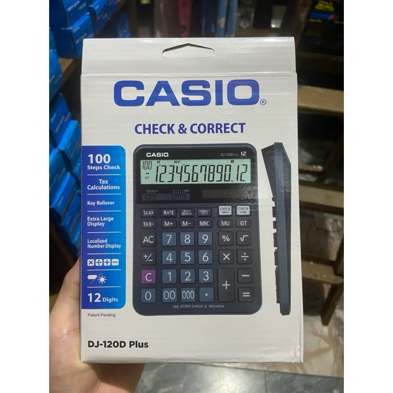 

TERMURAH‼️KALKULATOR CASIO DJ-120D Plus / 12 DIGIT