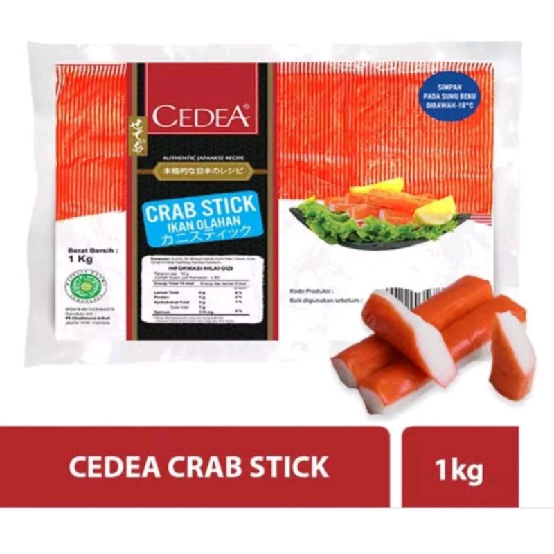 

Cedea Crab stik 1kg Bogor Frozen