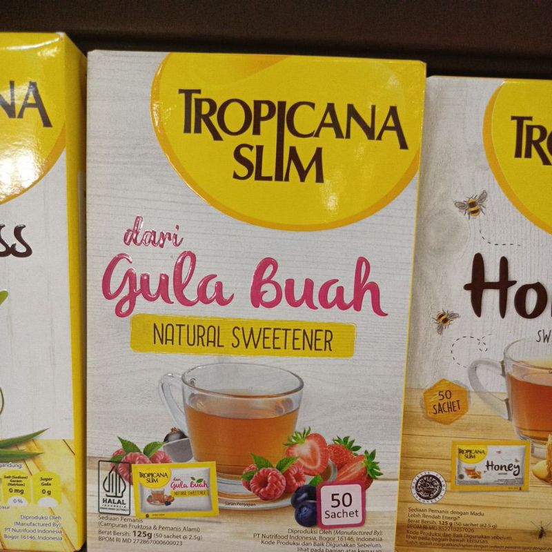 

Tropicana slim gula buah 50 sachet