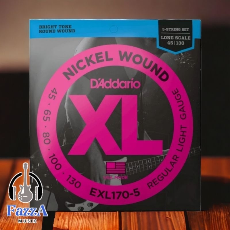 SENAR BASS D'ADDARIO EXL170-5 STRING ORIGINAL