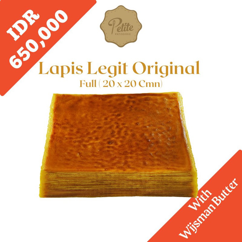 

Lapis Legit Wijsman Full Size (20x20cm)