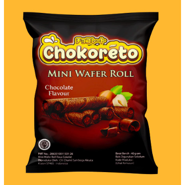

CHOKORETO MINI ROLL PACK ISI 10 PCS VARIAN CHOCOLATE/VANILLA