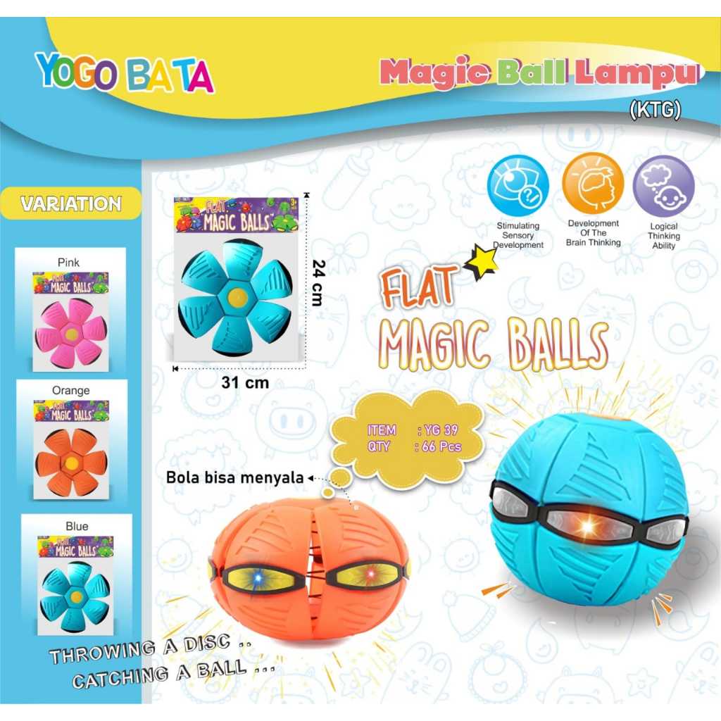 MAGIC BALL UFO - FAMILY BOARD - MAGIC BOLA UFO  Flying Flat Ball Deformation