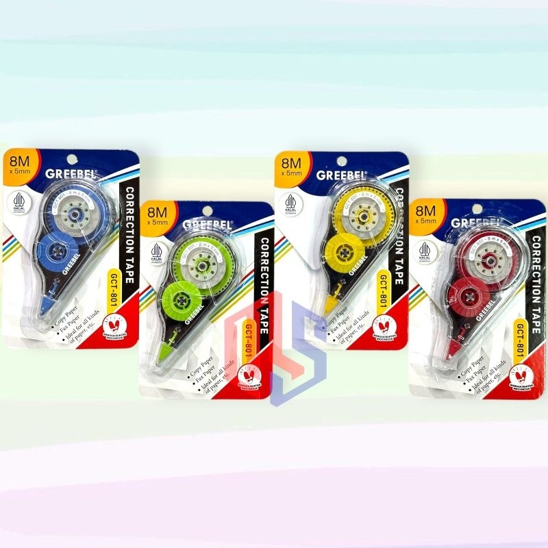 

Correction Tape / Tip X Kertas Greebel GCT 801