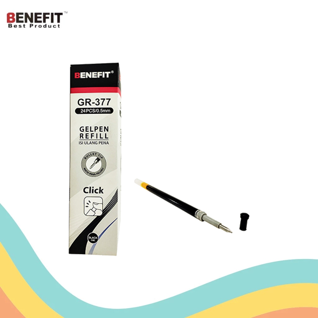 

ISI GEL PEN BENEFIT GR-377 (24 PCS)