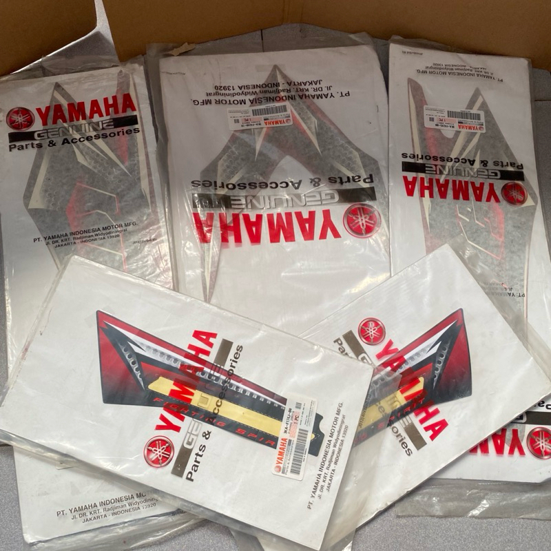 STRIPING STIKER RX KING 2008 PEREDAM ORIGINAL SET