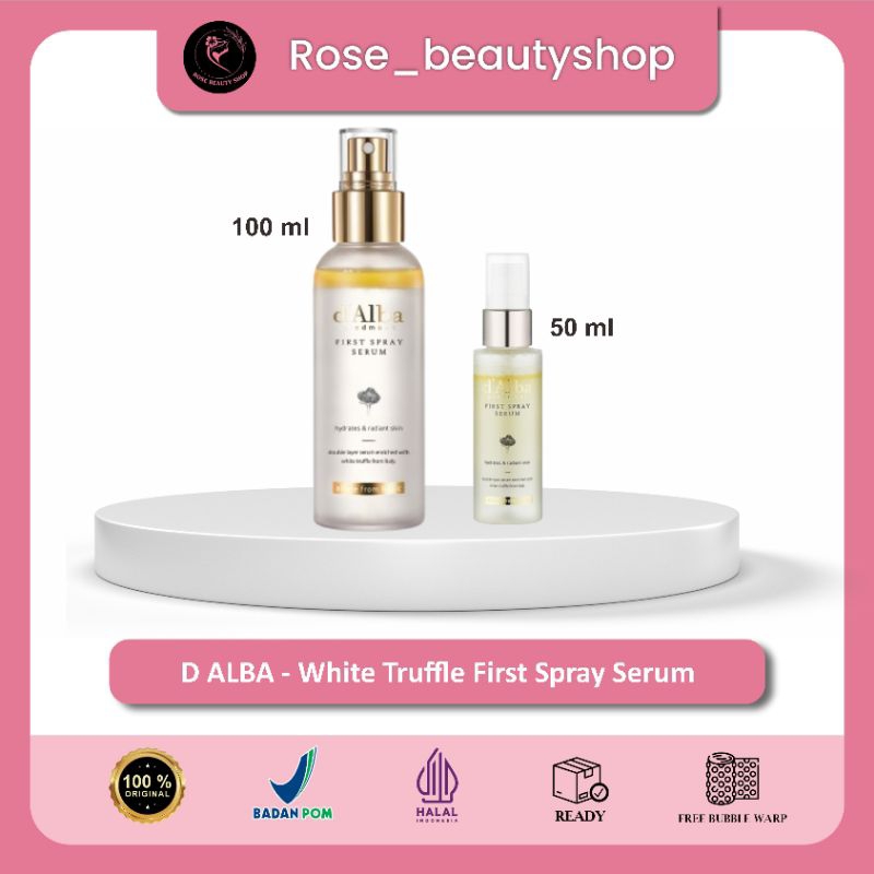 d'Alba White Truffle First Spray Serum 50ml/100ml - Serum Spray d'Alba - Spray Serum d'Alba