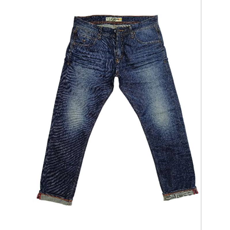 Celana Jeans Panjang  879 Pria Reguler Premium Size 28-34 Stune Biru