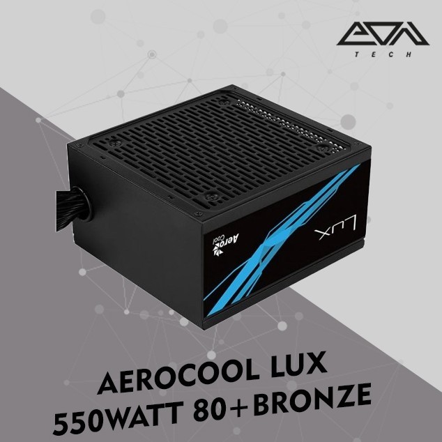 AeroCool LUX 550Watt 80+ Bronze Power Supply | PSU 550W
