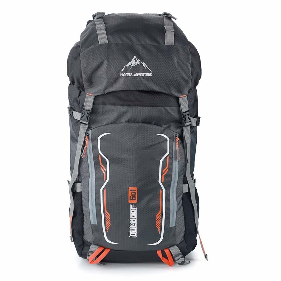 Tas Carrier 60 Liter - Tas Gunung Progess 60 Liter + Rain Cover