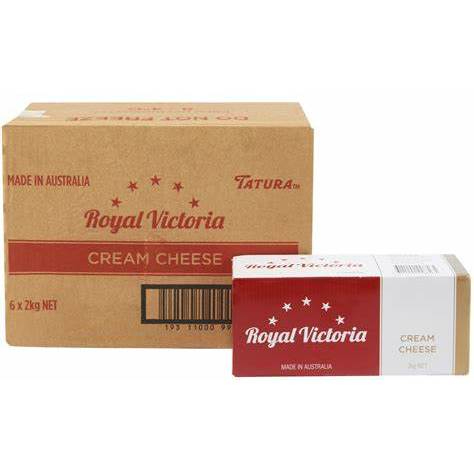 

Cream cheese royal victoria 6x2kg/crt (khusus pengiriman instan)