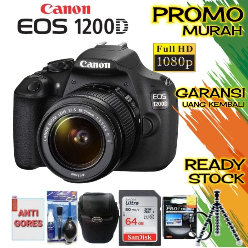 CANON 1200D LENSA 18-55MM MARK III BERGARANSI ORIGINAL