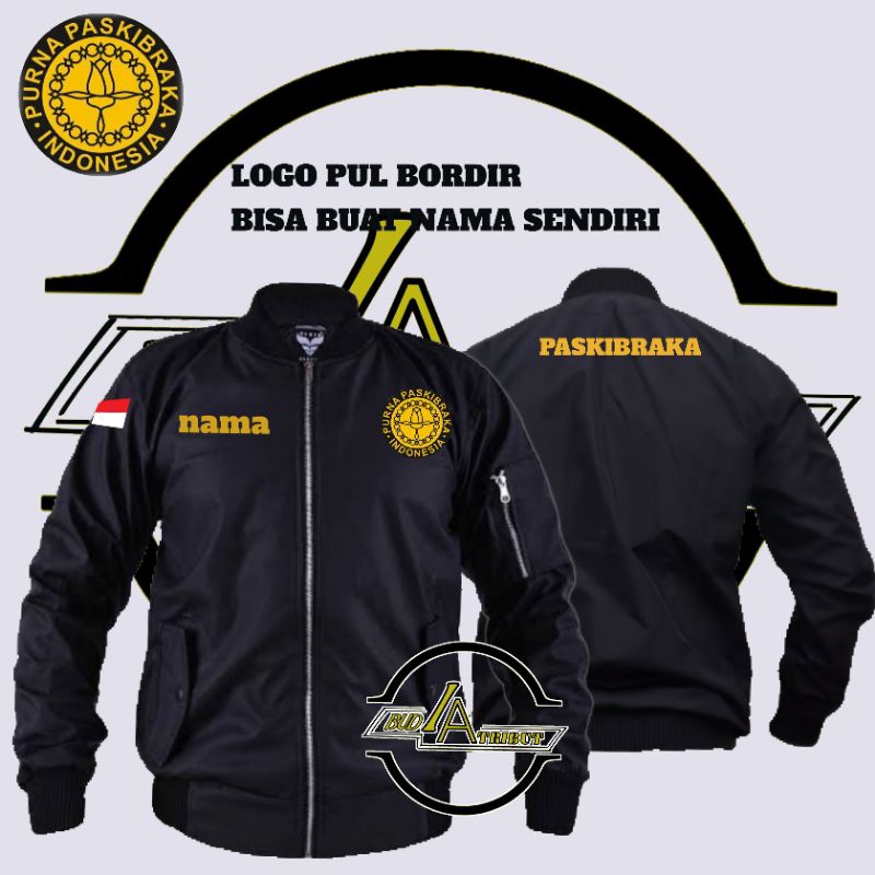 jaket paskibraka / jaket bomber paskibraka
