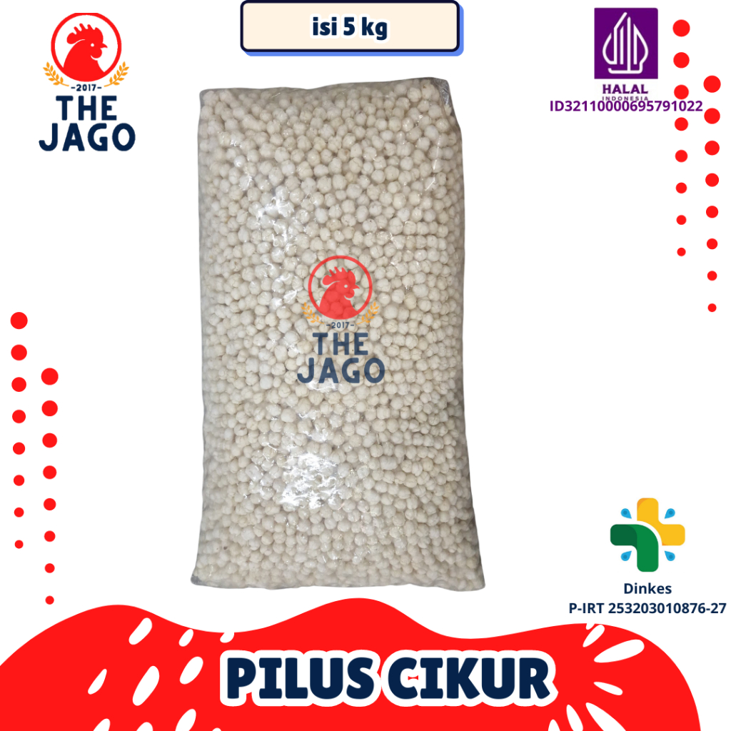 

The Jago - Pilus Cikur Seblak Toping Baso Aci Isi 5kg