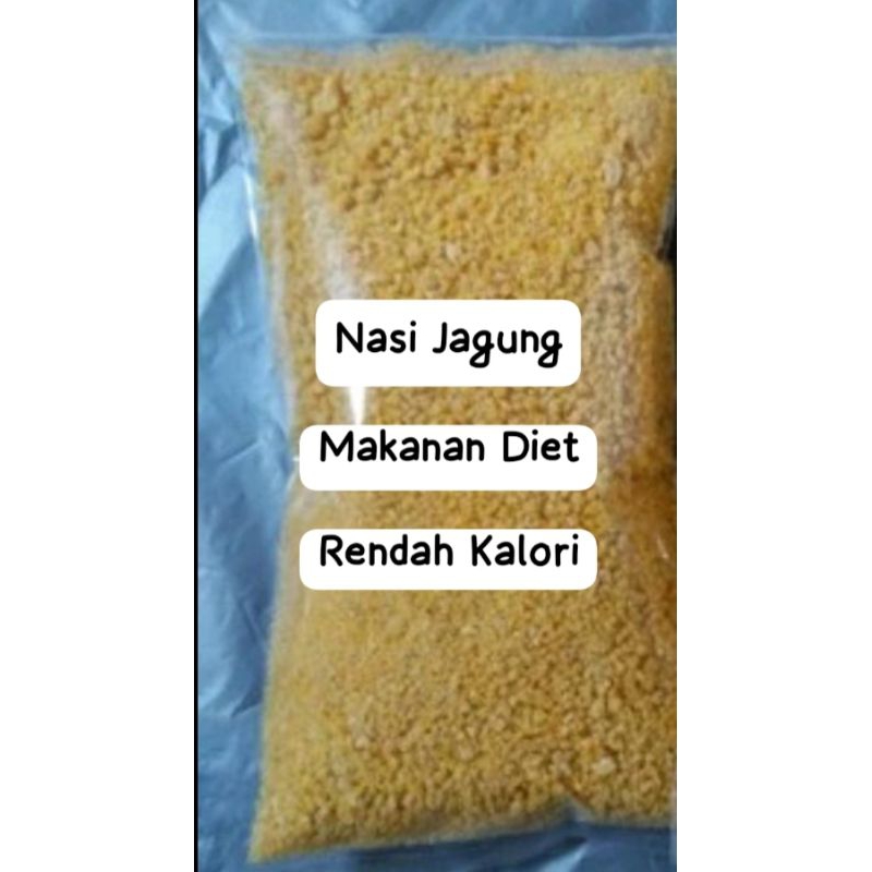 

Nasi Jagung 250 gram / Makanan Pengganti Nasi / makanan diet