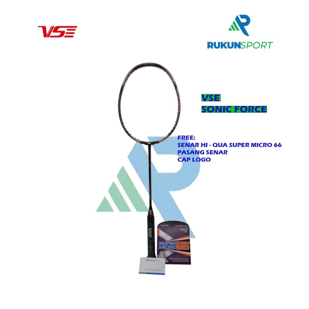 Raket Badminton VSE SONIC FORCE BLACK